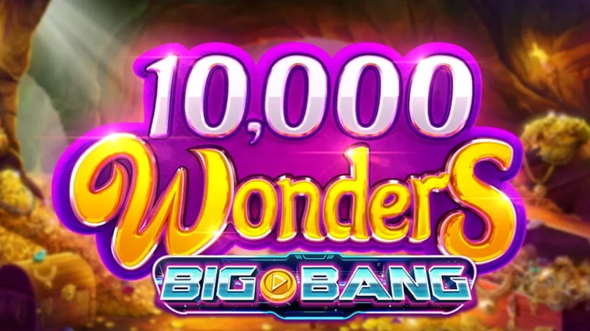 Interface vibrante do slot 10,000 Wonders Big Bang